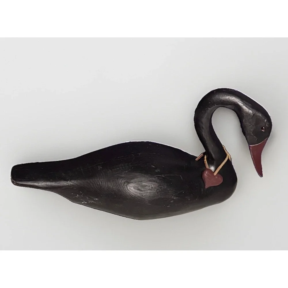 Vintage Black Swan Decoy 18